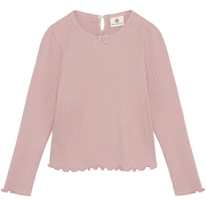 Hovedbilde EnFant Pointelle genser til barn, Adobe Rose