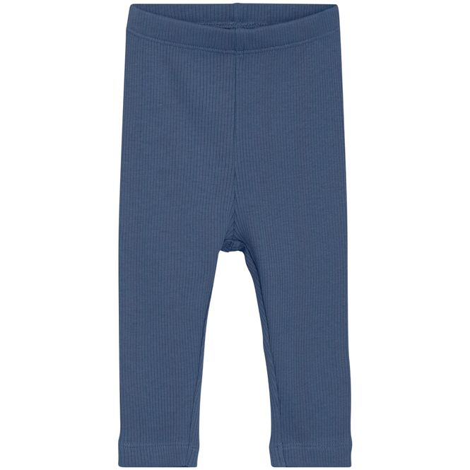 Hovedbilde Minymo Rib leggings til baby, China Blue