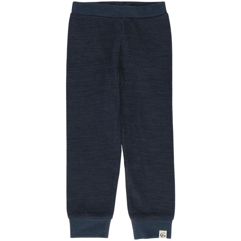 Gullkorn Achon leggings i ull/viskose til barn, Marine