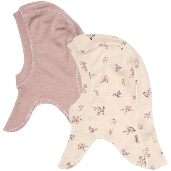 Hovedbilde Wheat Felix 2-pack balaclava i ull, Eggshell ...