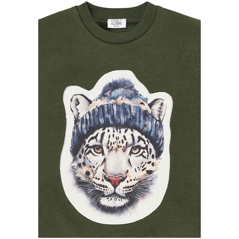 Hust and Claire Hcsejer sweatshirt til barn, Deep Ivy