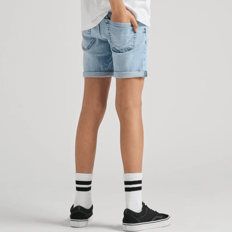 Only & Sons Osjply denim shorts til barn, Light Blue Denim