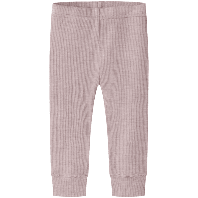 Hovedbilde Name It Nbnwax Wool Rib leggings til baby, Violet ...