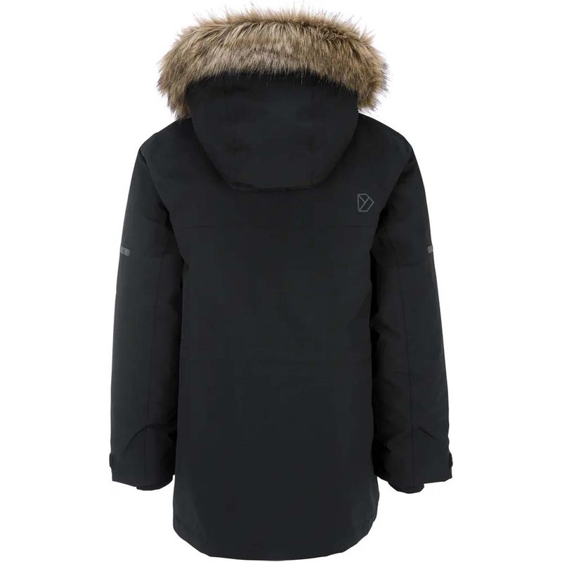 Didriksons Sylvin Kids 2 parkas til barn, Black