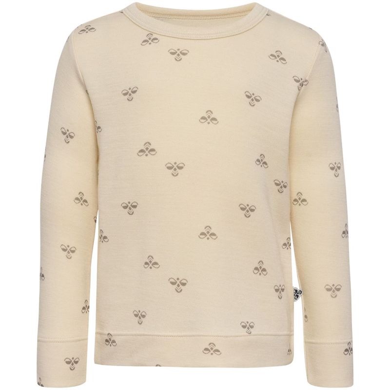 Hummel Hmlmini genser i ull/viskose til barn, Whitecap Gray
