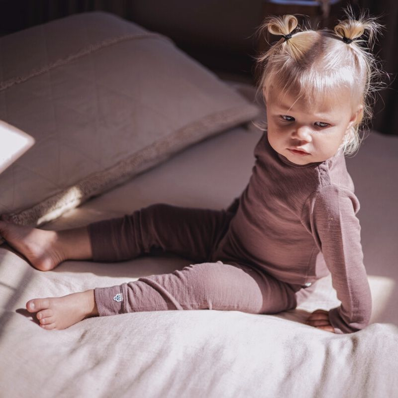 Hummel Hmlmini body i ull, Twilight Mauve