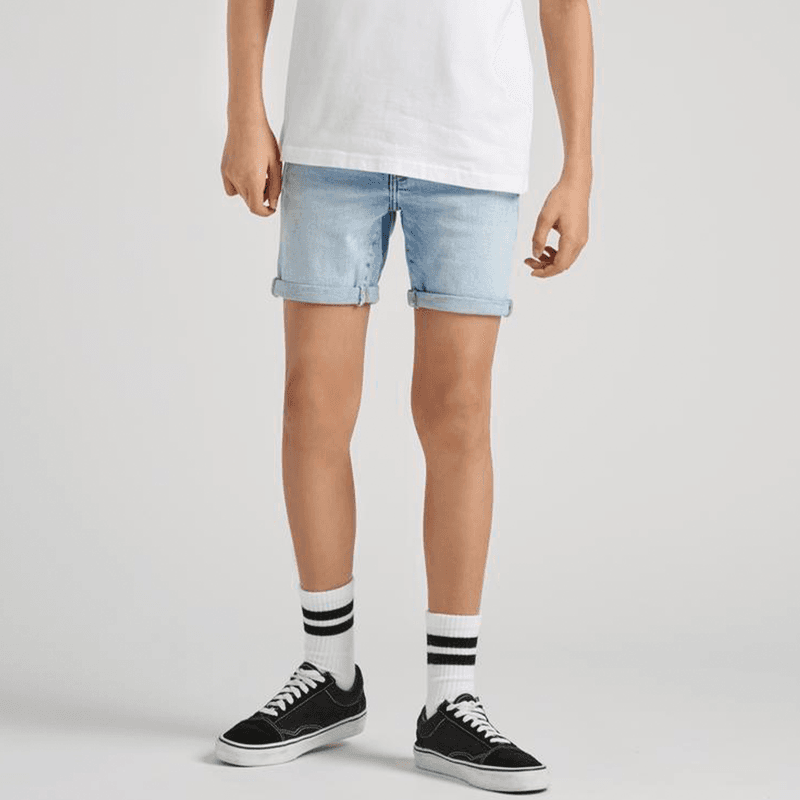 Only & Sons Osjply denim shorts til barn, Light Blue Denim