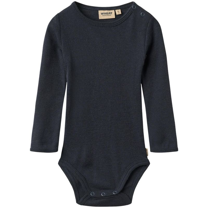 Wheat Lucca body i ull, Navy