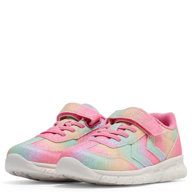 Hummel Crosslite Glitter 2.0 Jr joggesko, Multi Colour Red