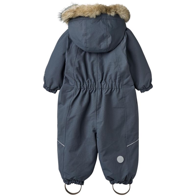 Wheat Nickie vinterdress til baby, Greyblue