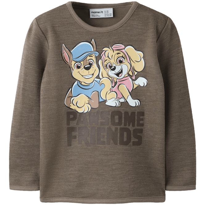 Hovedbilde Name It Nmmwuppo Paw Patrol genser i ull/bomull, ...