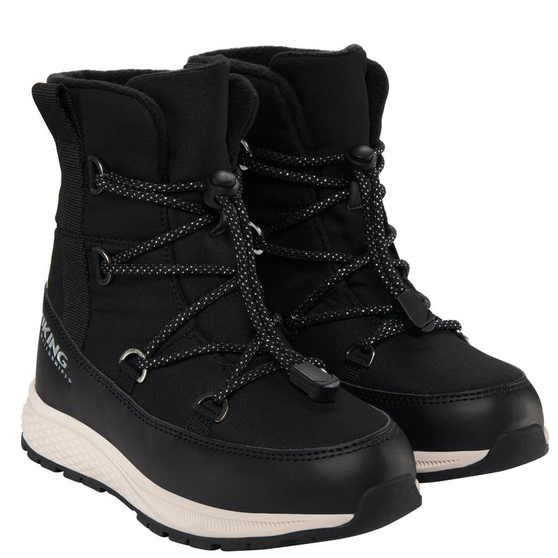 Viking Equip Warm WP SL vintersko til barn, Black