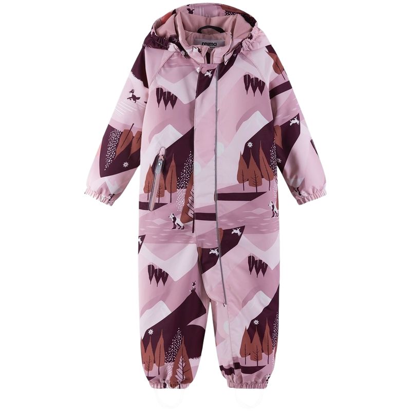 Reimatec Puhuri vinterdress baby, Grey Pink