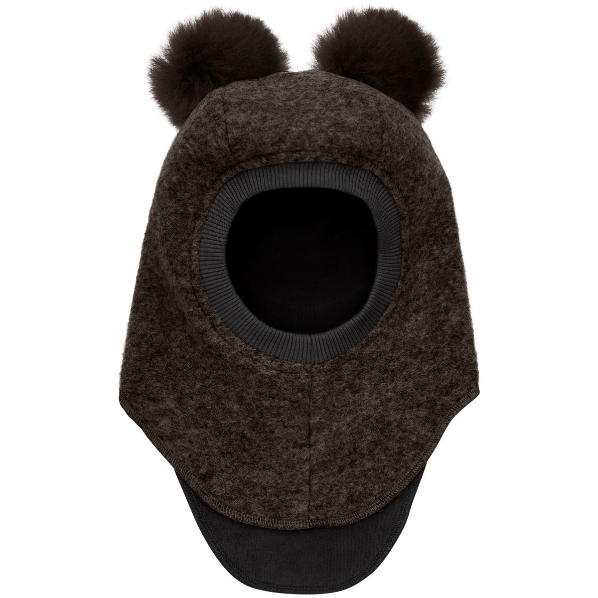 HUTTEliHUT Balaclava ullue alpakkadusker, Dark Brown