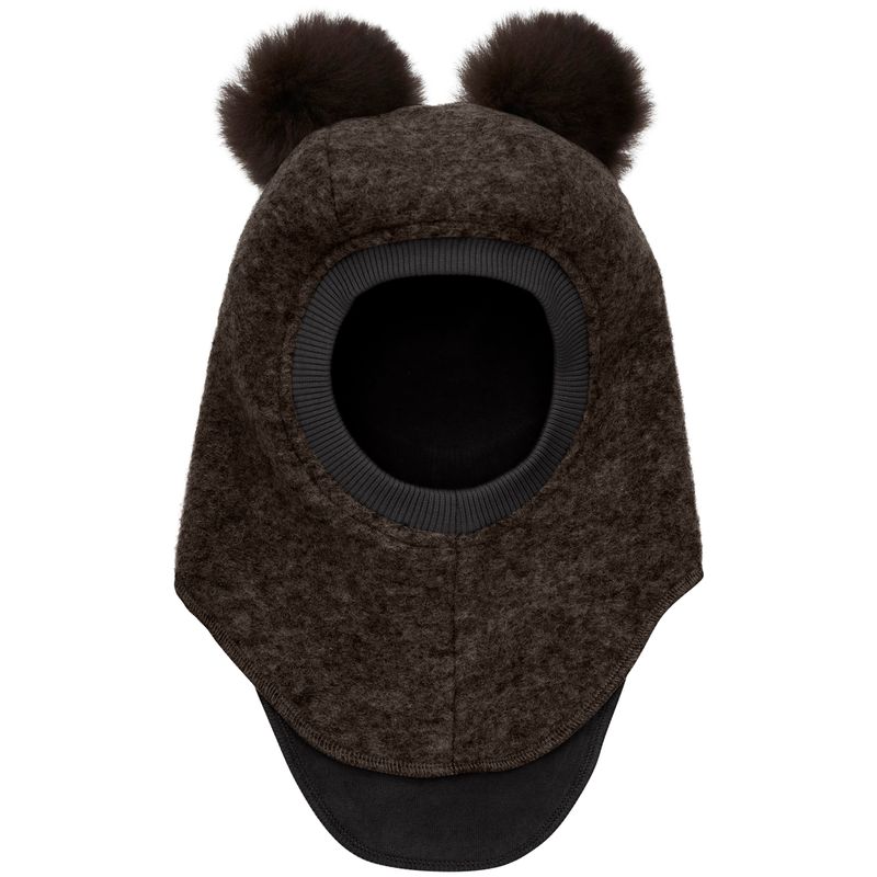 HUTTEliHUT Balaclava ullue alpakkadusker, Dark Brown