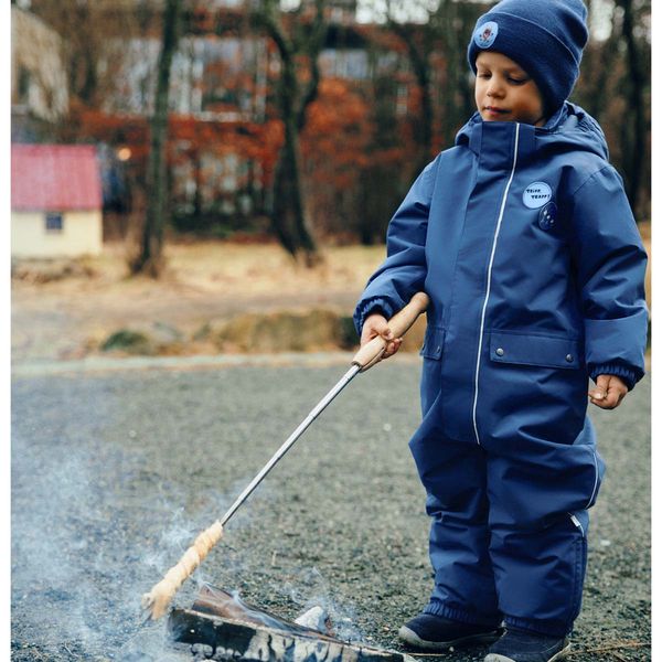 Hovedbilde Gullkorn Bukkene vinterdress til barn, Stormblå