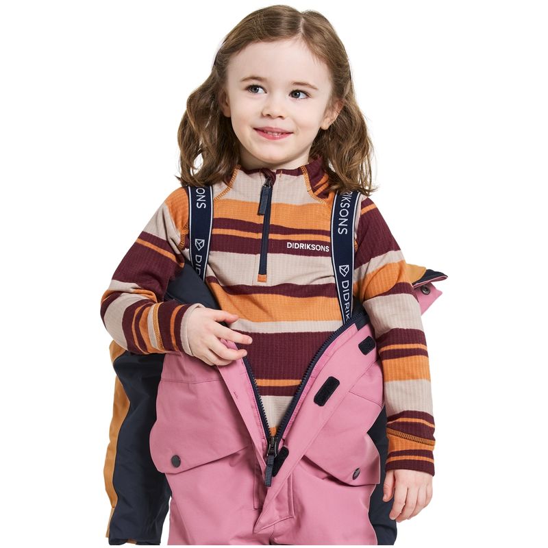 Didriksons Bjärven 4 vinterdress til barn, Heather Pink